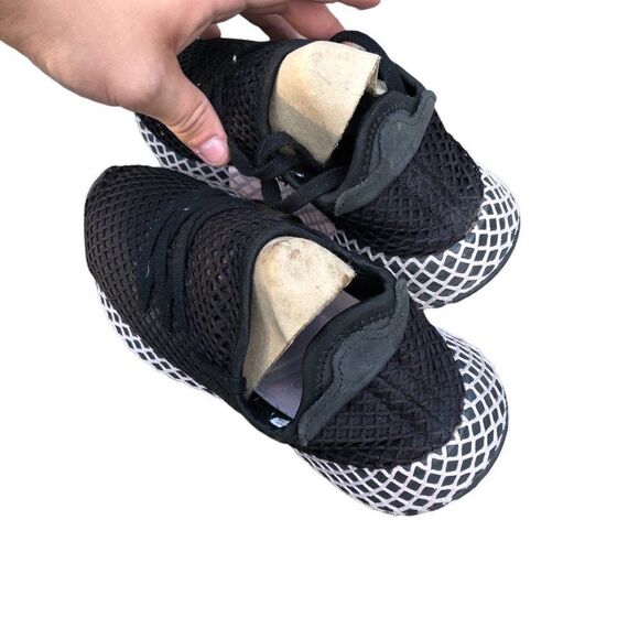 2018 Adidas Deerupt Core Black Clear Lilac Size 6.5 - Picture 9 of 14